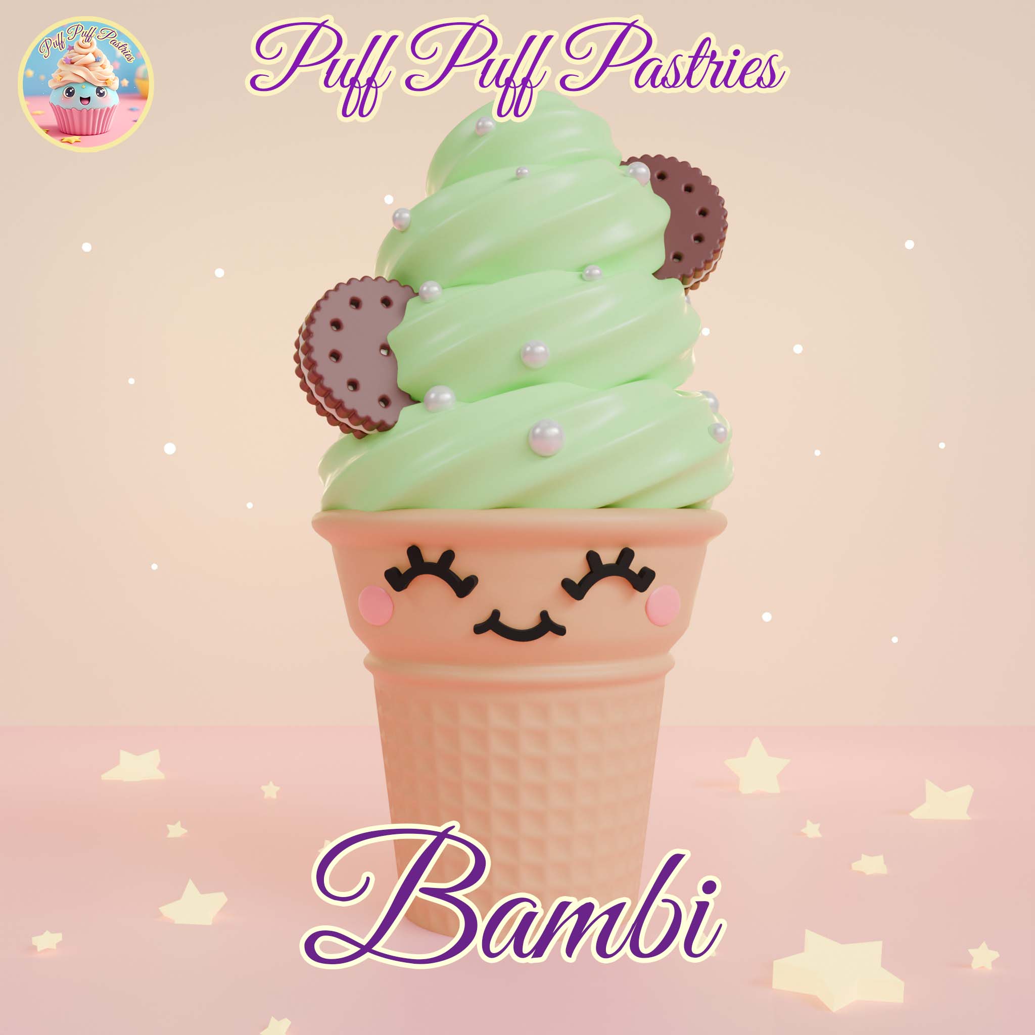 Kawaii Ice cream Bambi
